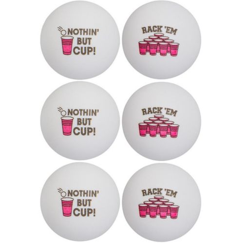 Adult Beer Pong Balls with Cute Sayings, Parties, 6-pk Product image