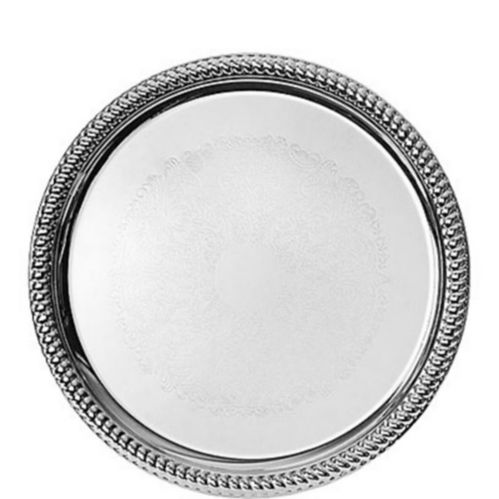 Chrome Braided Edge Platter Product image