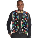 Roll the Dice Casino Dealer Vest & Bow Tie Set, 2-pc | Amscannull