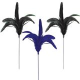 A Night in Disguise Feather Party Picks, 3-pk