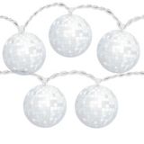 Good Vibes 70s Disco Ball LED String Lights | Amscannull