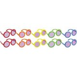 Rainbow 60s Sunglasses, 10-pk
