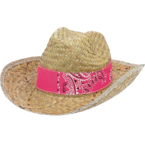 Paisley Straw Cowboy Hat Product image