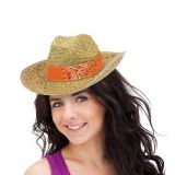 Paisley Straw Cowboy Hat | Amscannull