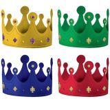 Metallic Medieval Crowns, 12-pk
