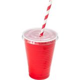 Plastic Cup Lids, 12-oz, 50-pk | Amscannull