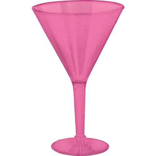 Jumbo Bright Pink Martini Glass Product image