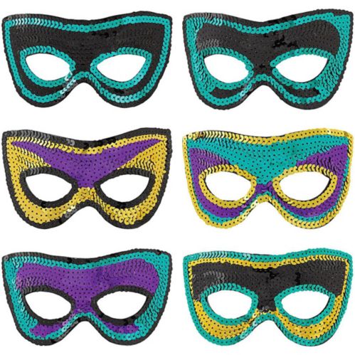 A Night in Disguise Masquerade Eye Masks, 6-pk Product image