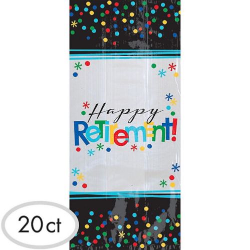 Happy Retirement Celebration Treat Bags, 20-pk Product image