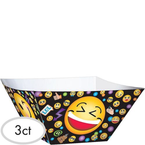 Smiley Birthday Party Serving Bowls, 3-pk Product image