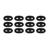 Black Domino Masks, 12-pk