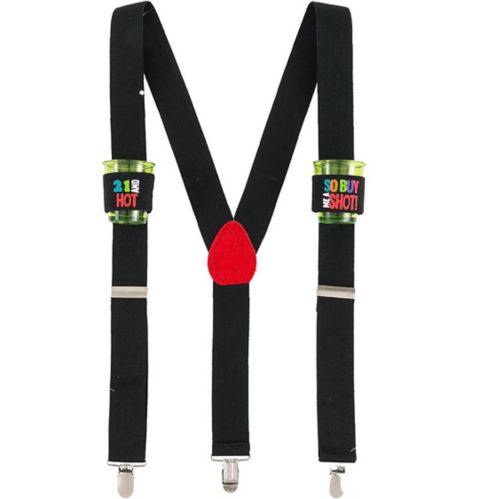 21st Birthday Shot Glass Suspenders Product image