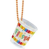 Bright Fiesta Shot Glass Necklace | Amscannull