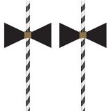 Bow Tie Paper Straws, 12-pk