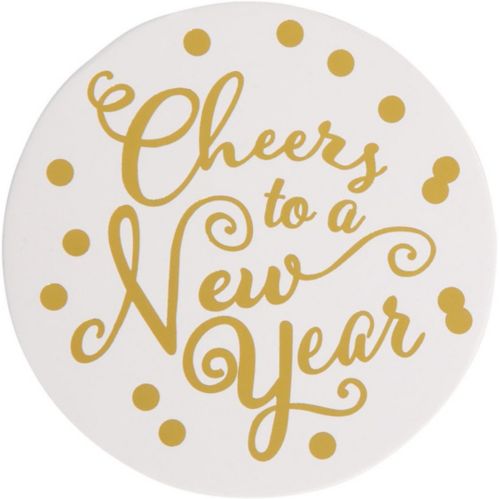 Cheers to a New Year Coasters, 18-pk Product image