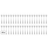 Mini Clear Plastic Forks, 40-pk | Amscannull