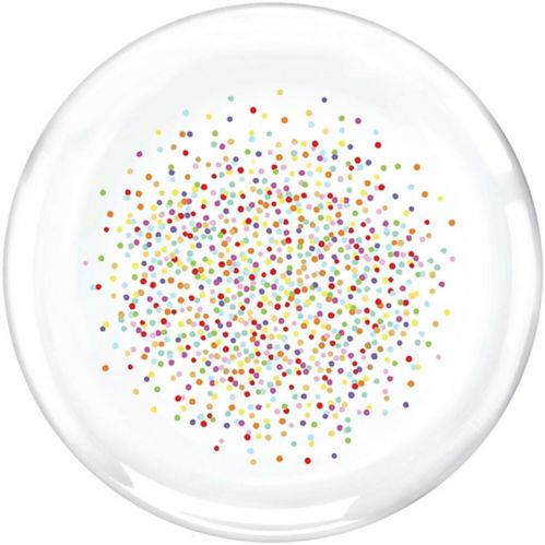 Rainbow Confetti Round Platter Product image