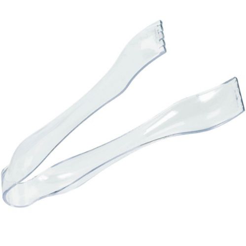 Mini CLEAR Plastic Tongs Product image