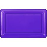 Purple Rectangular Platter | Amscannull