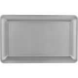 Silver Rectangular Platter | Amscannull