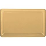 Gold Rectangular Platter | Amscannull
