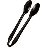 Plastic Spoon Tongs, Black