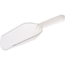 Details about   Large WHITE Hard Plastic Ice Scoop 85 Ounces NEW 15" X 6" 