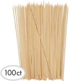 Bamboo Skewers, 12-in, 100-pk | Amscannull