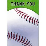 Baseball Fan Thank You Cards, 8-pk