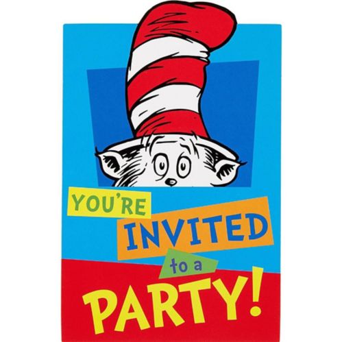Dr. Seuss Invitations, 8-pk Product image