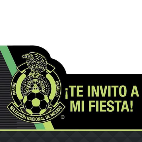 Mexico National Team Invitations, 8-pk Product image