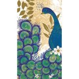 Peacock Guest Towels, 16-pk | Amscannull