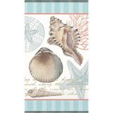 By the Sea Seashell Guest Towels, 16-pk | Amscannull