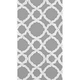 Grey & White Moroccan Guest Towels, 16-pk | Amscannull
