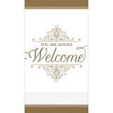 Gold Welcome Premium Guest Towels, 16-pk | Amscannull