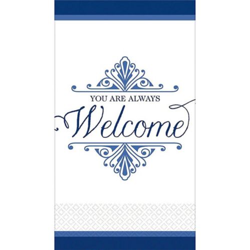 Royal Blue Welcome Guest Towels, 16-pk Product image