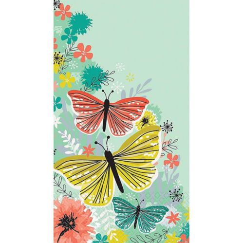 Bright Butterflies Guest Towels, 16-pk Product image
