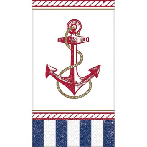 Striped Nautical Guest Towels, 16-pk Product image