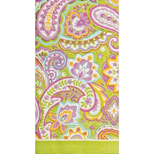 Multicolour Paisley Guest Towels, 16-pk Product image