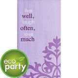 Eco-Friendly Live Well Often Guest Towels, 16-pk | Amscannull