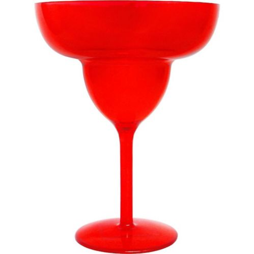 Giant Red Plastic Margarita Glass Product image