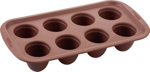 Round Brownie Pop Mold, 1 Sheet, 8-pk Product image