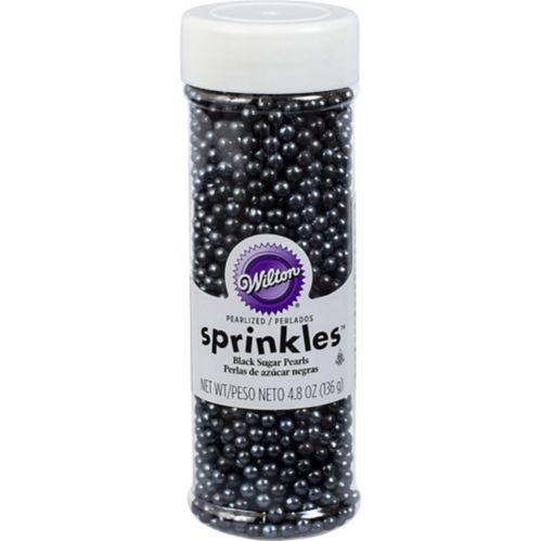 Wilton Black Sugar Pearl-Shaped Sprinkles, 4.8-oz Product image