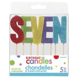 Glitter Toothpick Candle Set, 3-pc | Amscannull