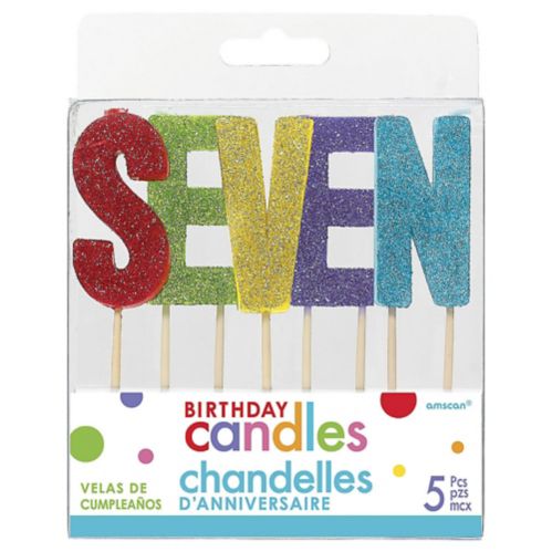 Glitter Toothpick Candle Set, 3-pc Product image