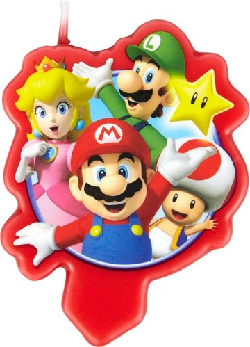 Super Mario Brothers Birthday Candle Product image