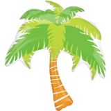 Giant Palm Tree Foil Balloon for Summer/Luau Party, Helium Inflation Included, 33-in | Amscannull