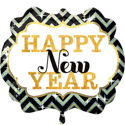 Happy New Year Marquee Balloon, 30.5-in Product image