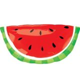 Watermelon Foil Balloon for Summer/Birthday Party, Helium Inflation Included, 36-in | Amscannull