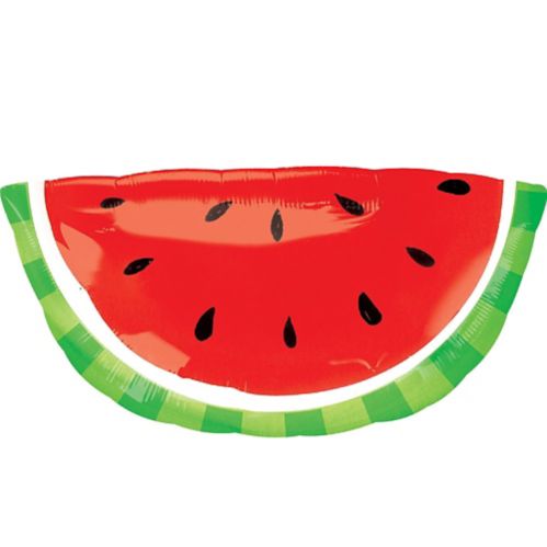 Watermelon Foil Balloon for Summer/Birthday Party, Helium Inflation Included, 36-in Product image